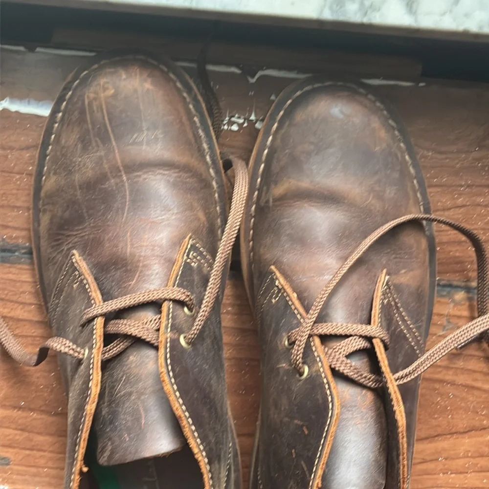 Clark’s Brown Leather Chukka Boots
